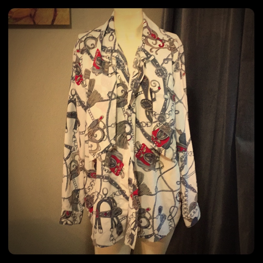 Alfred dunner Pattern polyester shirt